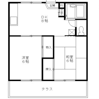 サンハイツ北田 A-102号室